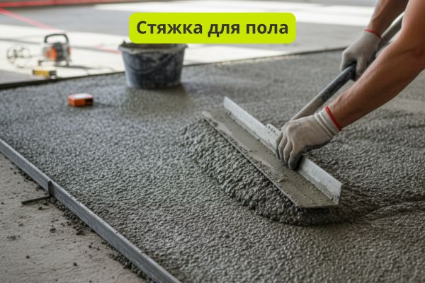 Стяжка для пола фото